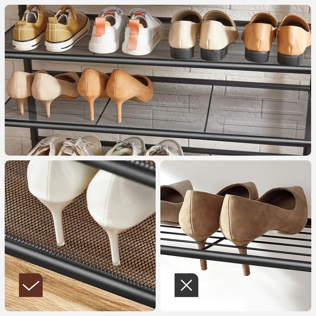 Wieszak Stojak na Ubrania, regał na buty - HSR408B01