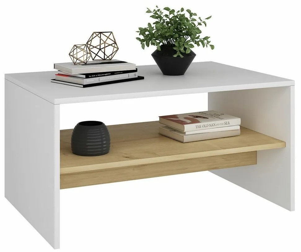 Stolik konferencyjny Apollon White and Sapphire Oak