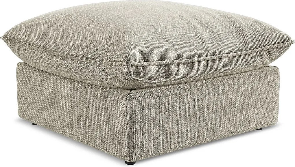 Pufa - z tkaniny bouclé - kreci - MANAO