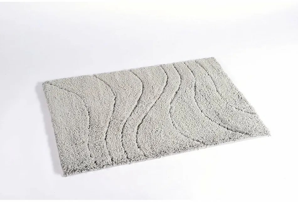 RIDDER 729307 Mata łazienkowa La ola z powłokąantypoślizgową 60 x 90 cm, szara