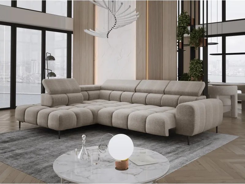 Narożnik PLAZA L Lewostronny w tkaninie EDEN 04 WERSAL