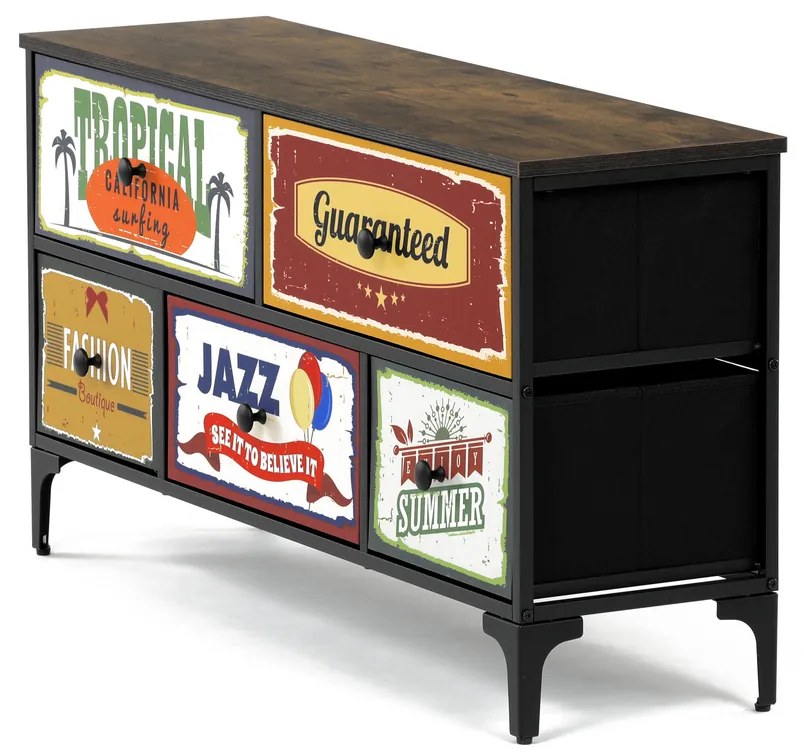 Komoda w stylu vintage, 103 x 30 x 56 cm