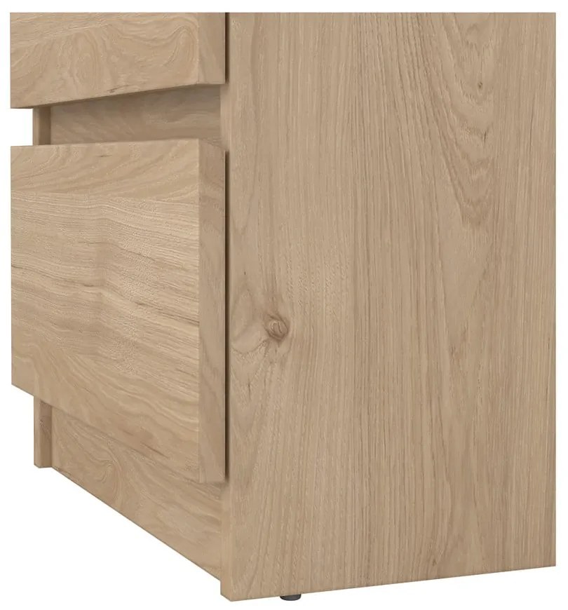 Komoda w dekorze dębu w naturalnym kolorze 40x70x50 cm Naia – Tvilum