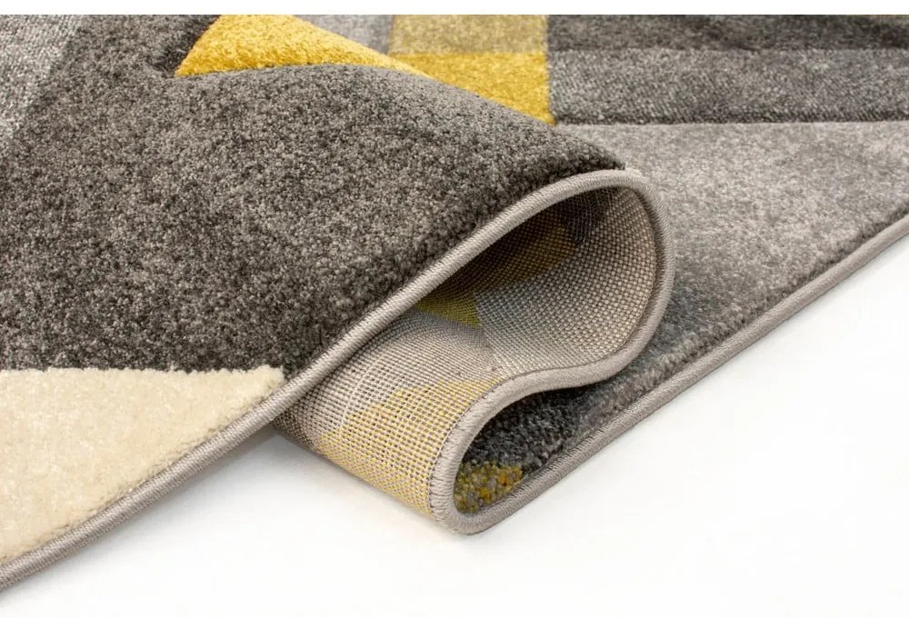 Chodnik w szaro-żółtym kolorze 80x230 cm Nimbus – Flair Rugs