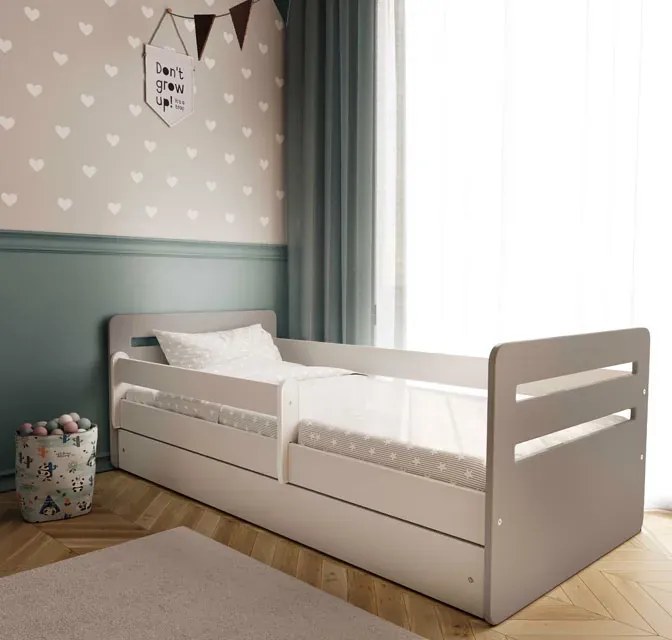 Łóżko dla dziecka z materacem mix 80x140 T2-M21