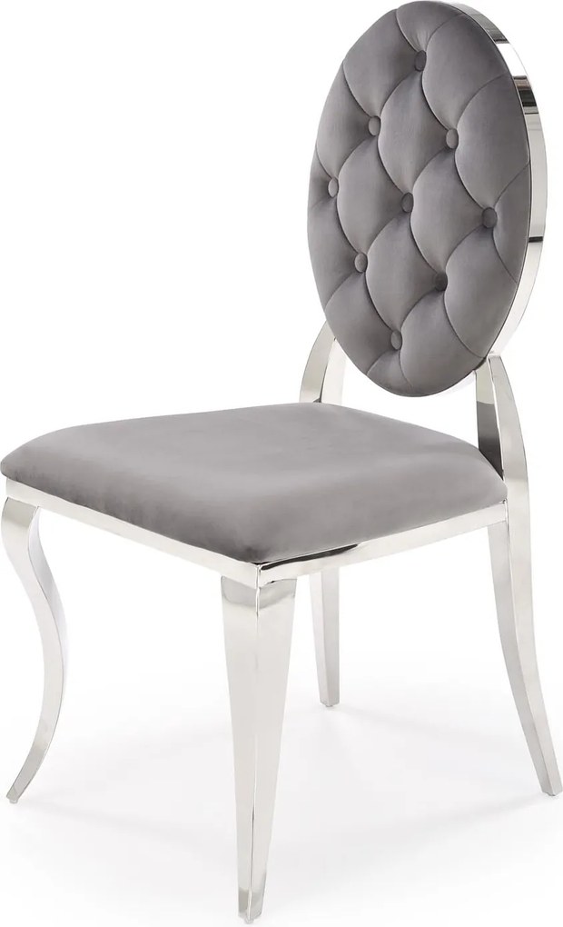 Stylizowane krzesło z pikowaniem K555 Halmar