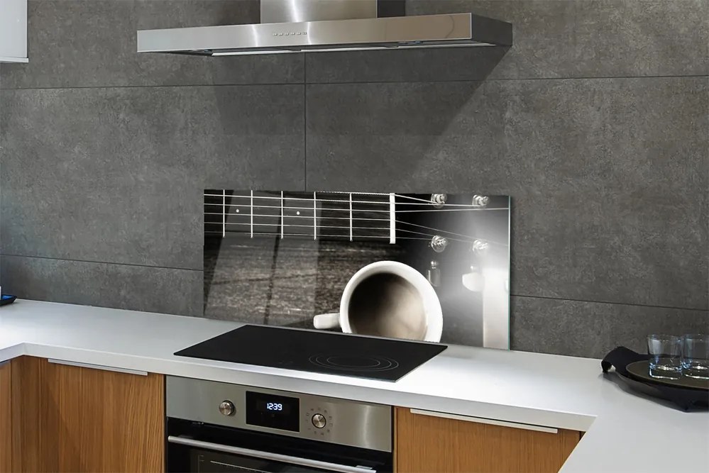 Szklany Panel Melodia i Aromat Kawy