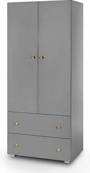 Szafa PAULINE grafitowa/sosna