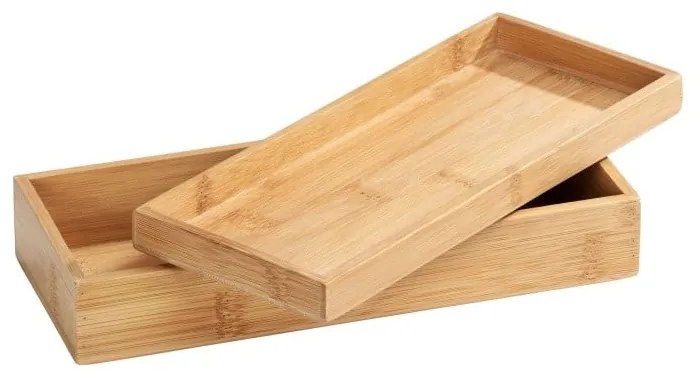 Bambusowy pojemnik z tacą Wenko Terra