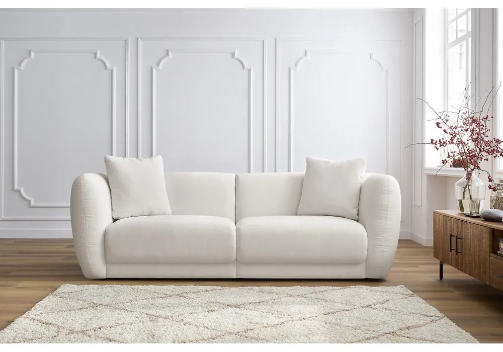 Biała sofa 230 cm Bourbon – Bobochic Paris