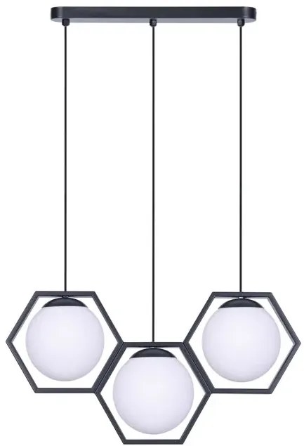 Geometryczna potrójna lampa wisząca nad stół - S770 S7-A19