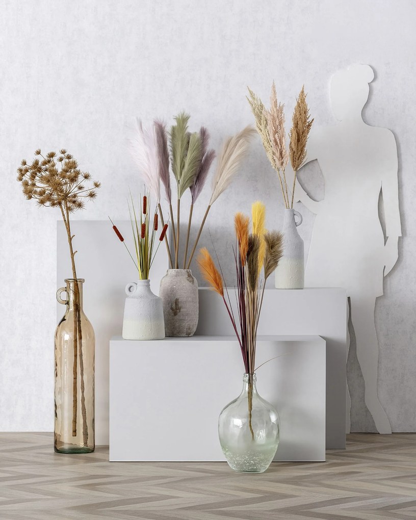 Gałązka Trawy Pampasowej 90cm beige