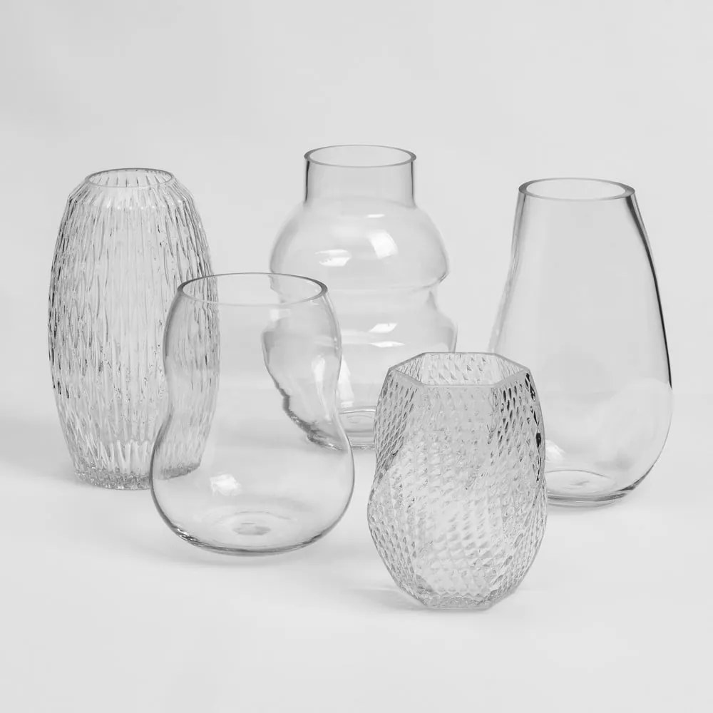 Szklany wazon (wysokość 25 cm) Clara – Casa Selección
