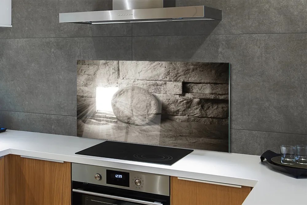 Szklany Panel Mistyczne Światło w Jaskini