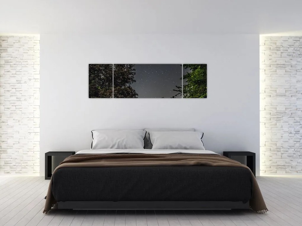 Obraz nocnego nieba (170x50 cm)