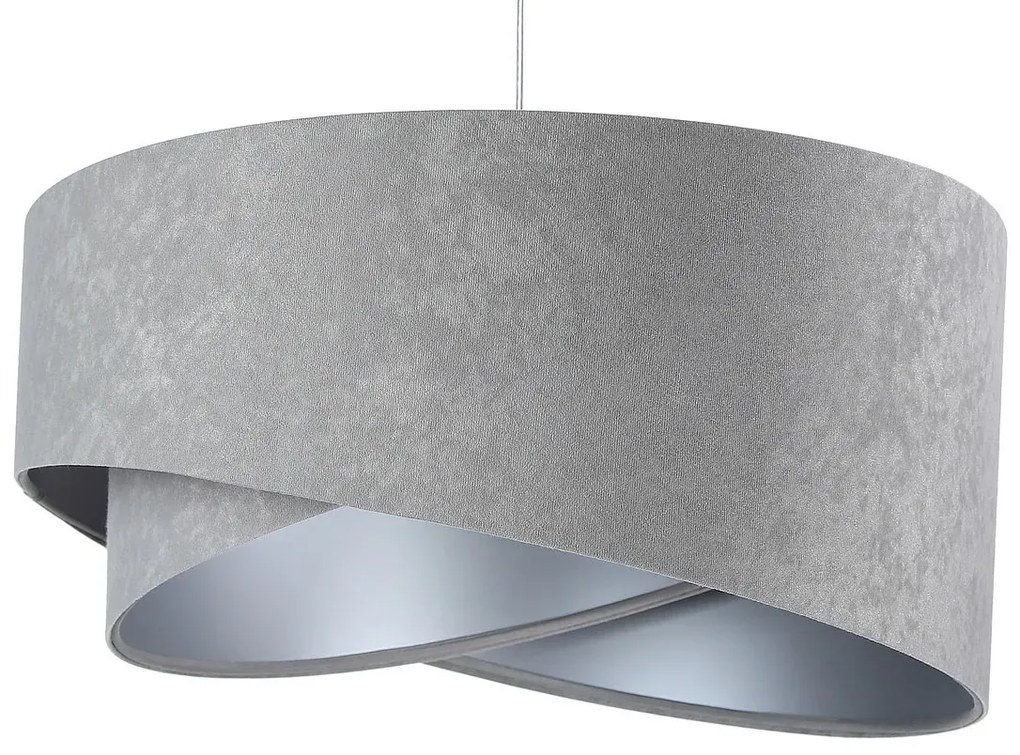 Szaro-srebrna lampa wisząca asymetryczna - EX974 K5-N27