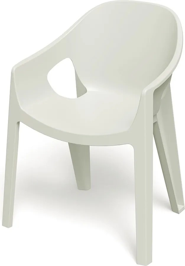 Plastikowe krzesło do ogrodu Premo Seven z podłokietnikami