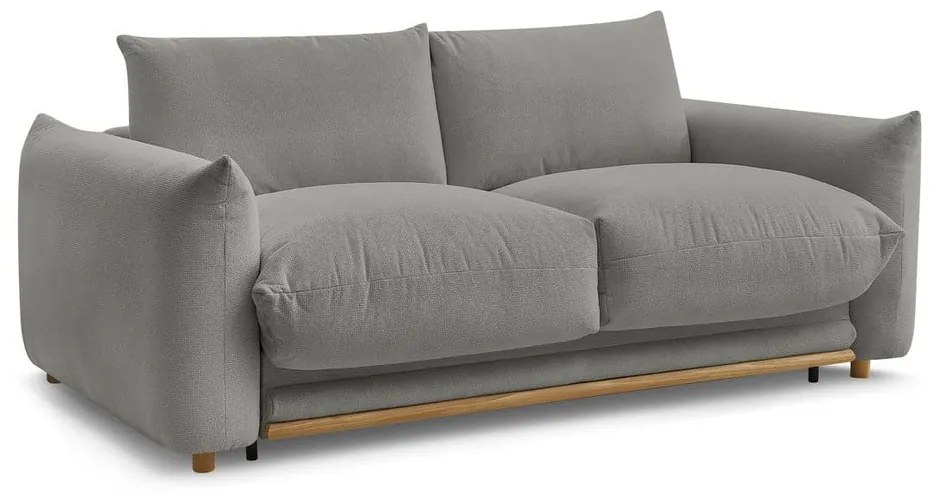 Szara rozkładana sofa 214 cm Ernest – Bobochic Paris