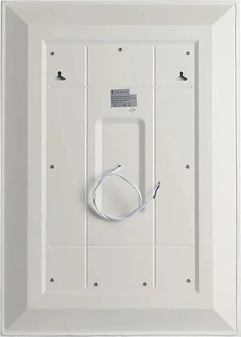 Lustro ścienne prostokątne "Mosaic" touch LED z satynowymi i kolorowymi wstawkami cm 60x80h