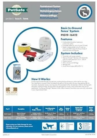 Elektryczne ogrodzenie dla psów PetSafe® Basic