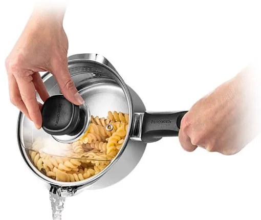 Rondel ze stali nierdzewnej z pokrywką odpowiedni na indukcję 1,25 l Brava – Tescoma
