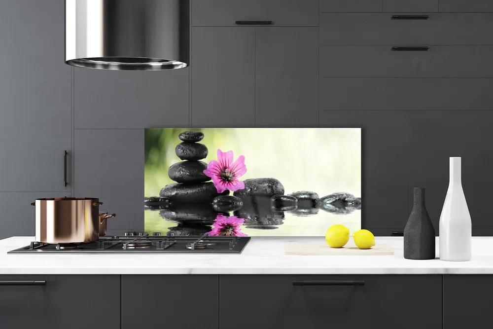 Panel Szklany Dekoracyjny Kwiat w Rozkwicie