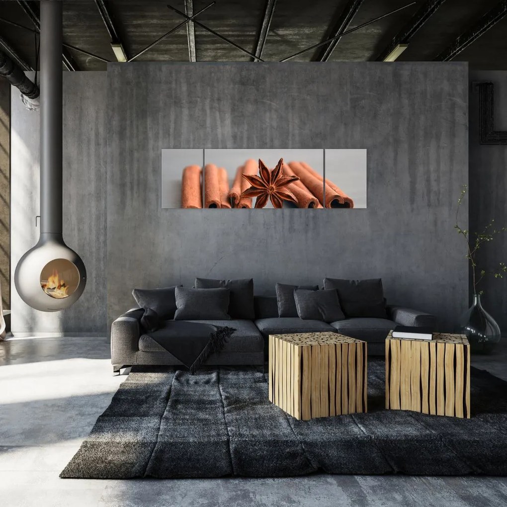 Obraz cynamonu (170x50 cm)