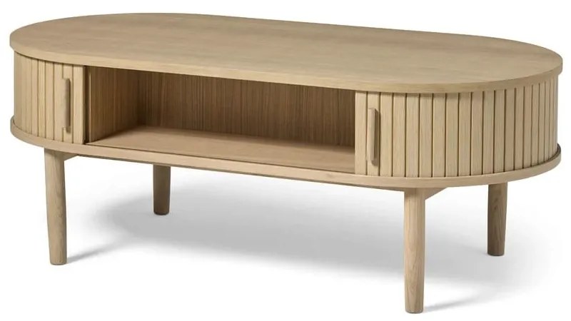 Stolik w dekorze dębu w naturalnym kolorze 60x120 cm Meta – Unique Furniture