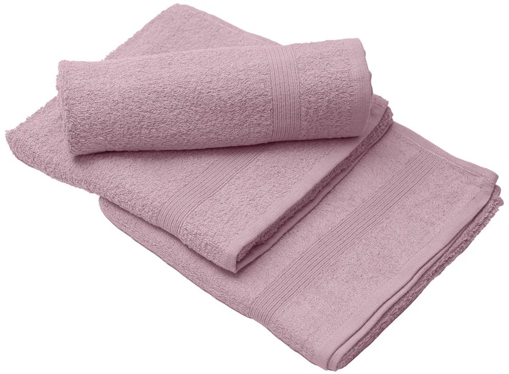 Ręcznik ELEGANZA 50x100 cm różowy, 100% bawełna