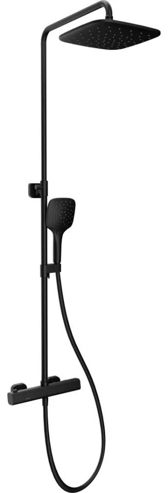 Ravak X070160 - Zestaw prysznicowy z termostatyczną baterią FREE czarny