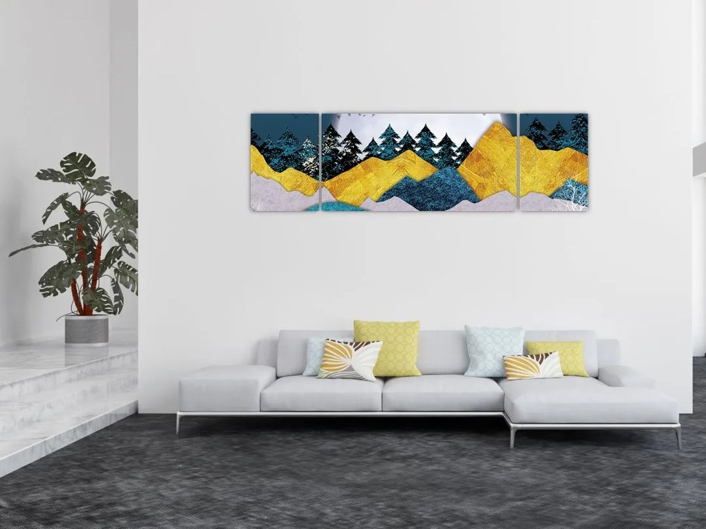 Obraz - Krajobraz polarny (170x50 cm)