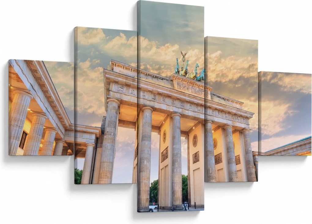 Obraz - Brama Brandenburska, Berlin, Niemcy (125x70 cm)