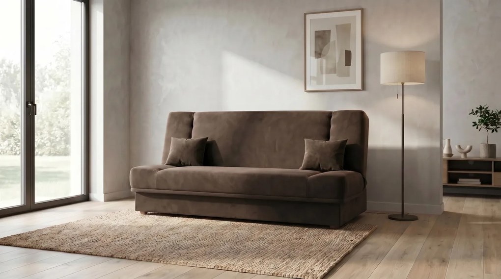 Wersalka Sofa Leo - Powierzchnia spania: 120x193 cm