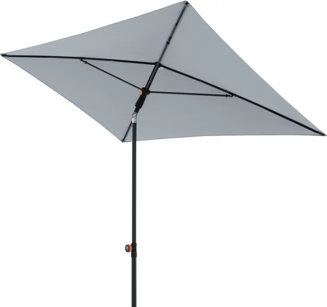 Doppler myZone parasol ogrodowy 190 x 125 cm jasnoszary