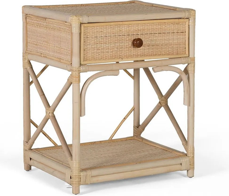 Table de nuit rotin naturel i chaleureux