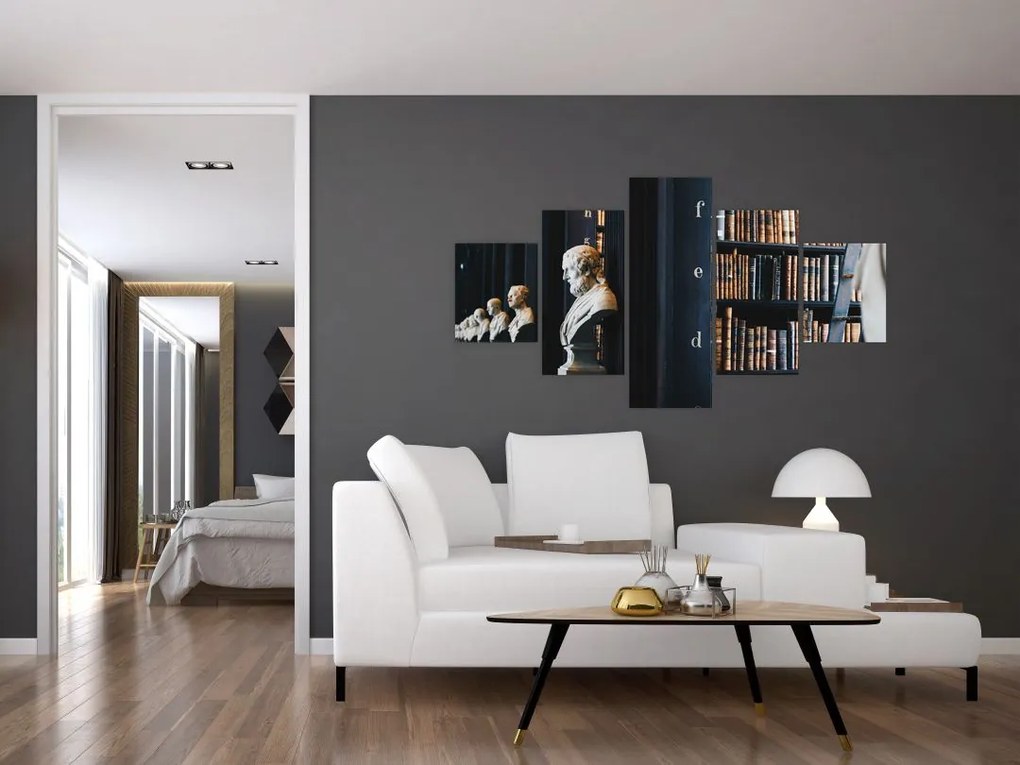 Obraz - W bibliotece (125x70 cm)