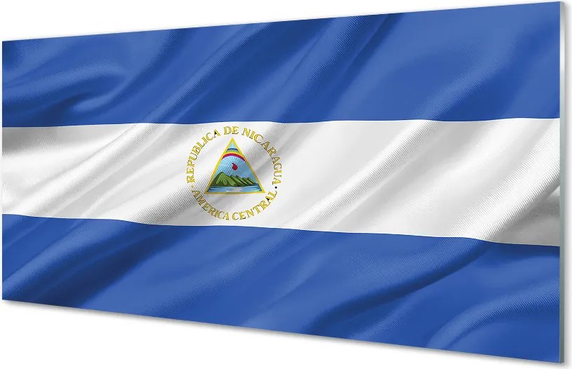 Panel szklany do Kuchni Powiewająca Flaga