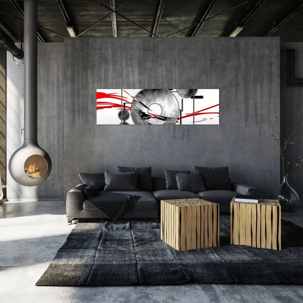 Abstrakcyjny obraz (170x50 cm)