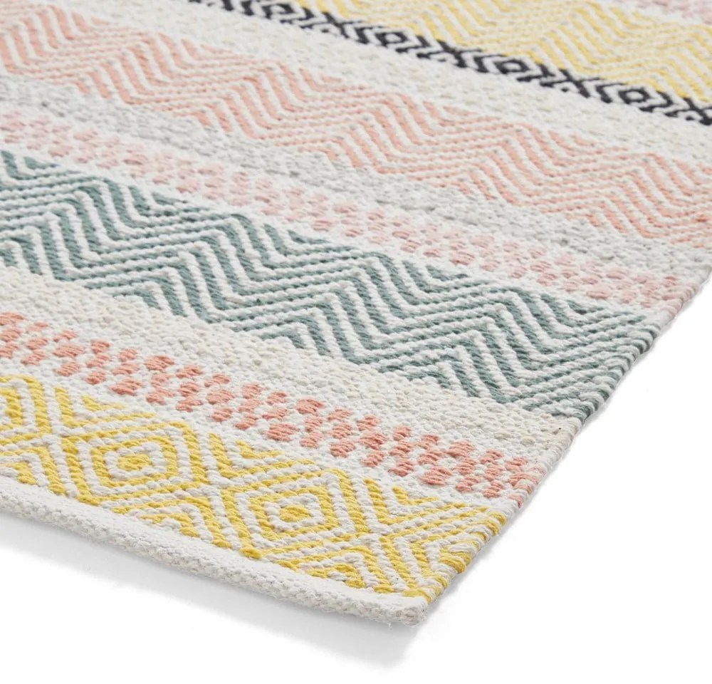 Bawełniany dywan tkany ręcznie 120x170 cm Cascade Pastel Multi – Think Rugs