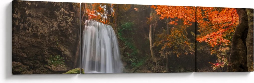 Obraz - Wodospad w Tajlandii (170x50 cm)