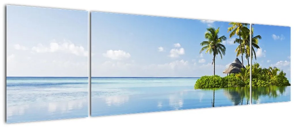 Obraz - Tropikalna wyspa (170x50 cm)