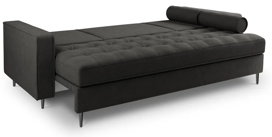 Ciemnoszara rozkładana sofa Milo Casa Santo
