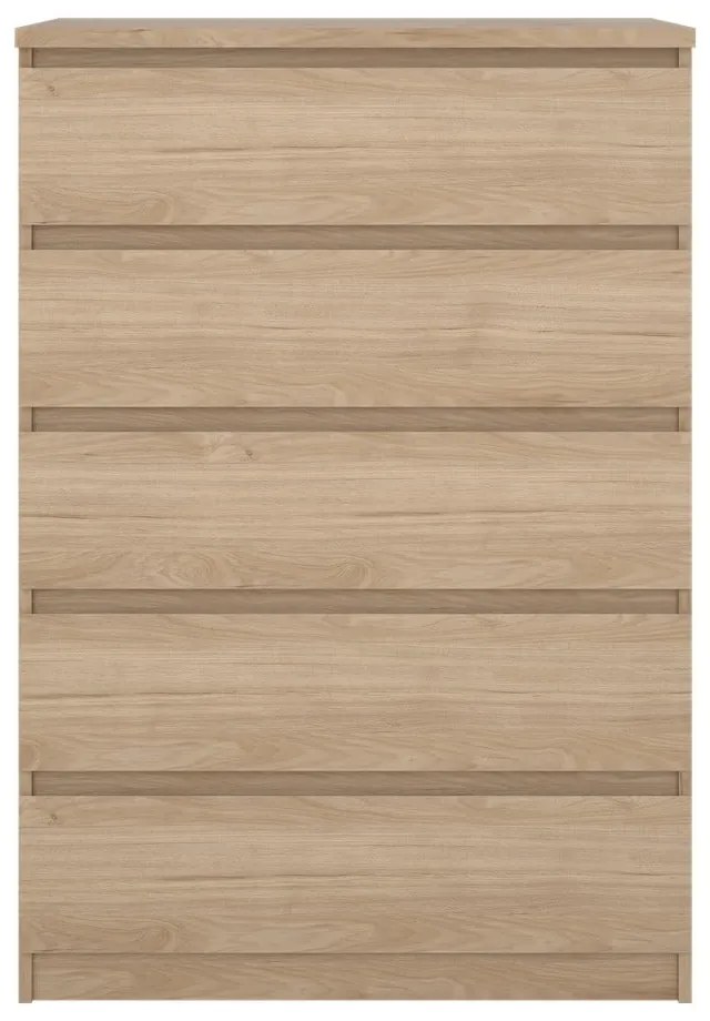 Komoda w dekorze dębu w naturalnym kolorze 77x111x50 cm Naia – Tvilum