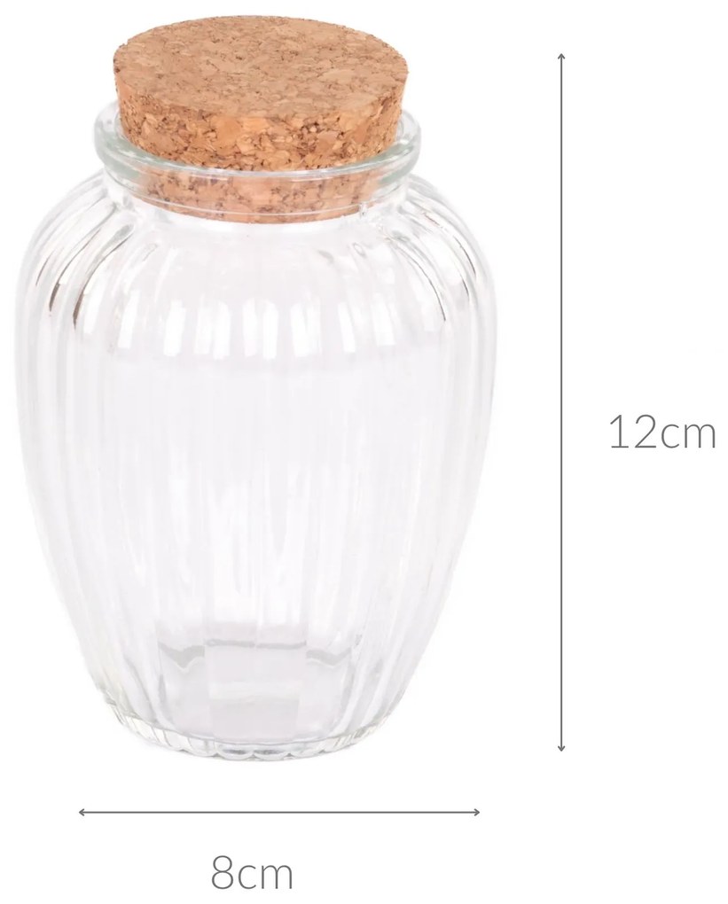 Szklany słoik do przechowywania, 280 ml