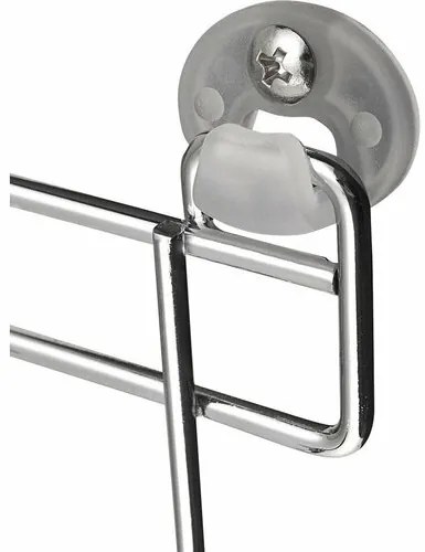 AQUALINE 37010 Chrom line druciana półka narożna  podwójna, srebrny