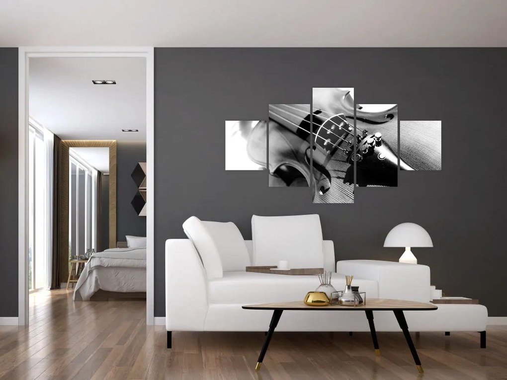 Obraz - Skrzypce (125x70 cm)