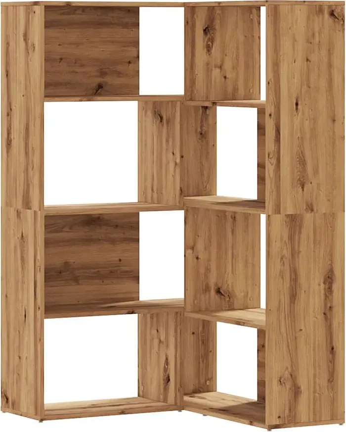 Otwarty regał narożny dąb artisan K9-G06