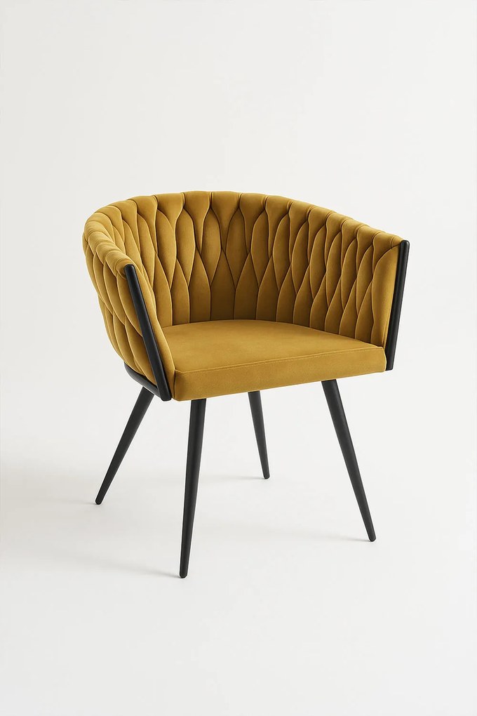 Krzeso Widny z czarnego aksamitu