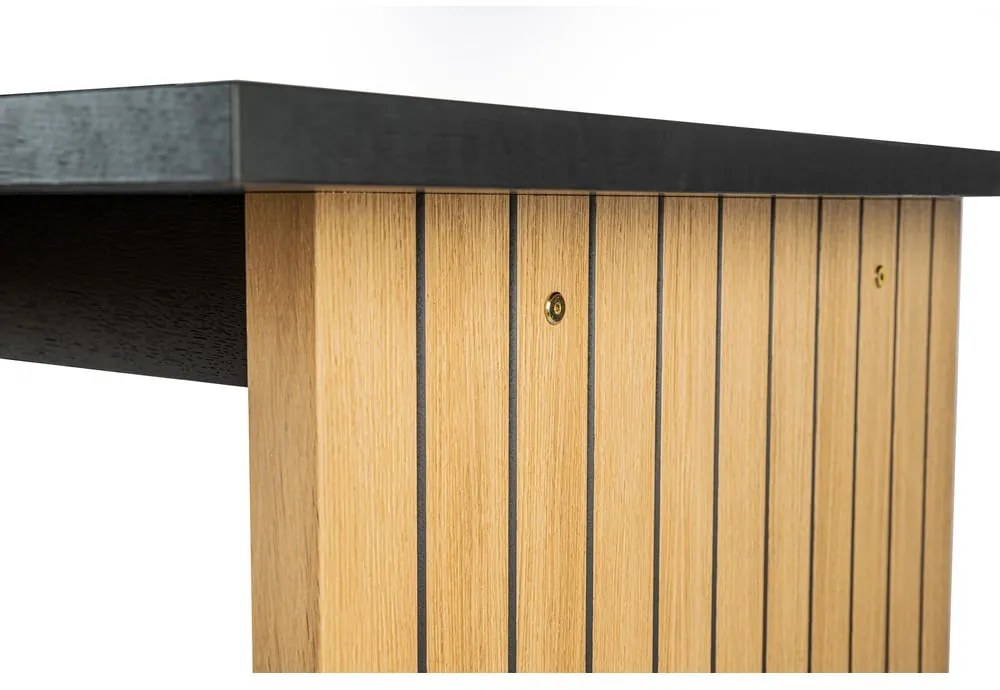 Stół z blatem w dekorze dębu 90x160 cm Stripe – Woodman