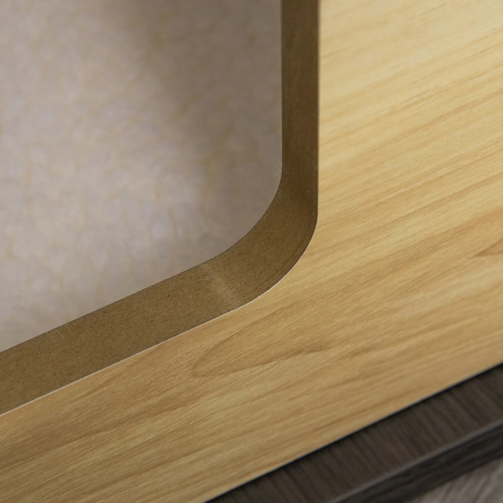 PawHut Drewniany domek dla psów do 8kg Małe i średnie psy 60x40x59 2cm | Aosom PL